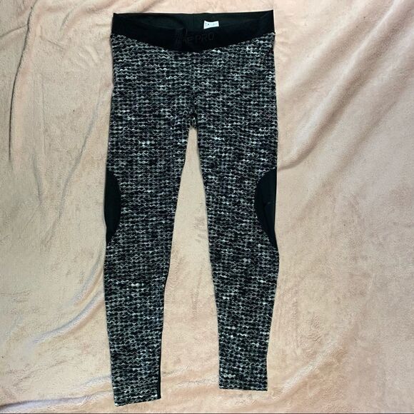 Nike Pro Hyperwarm Brushed Training Tights Leggings XXL - Picture 2 of 13